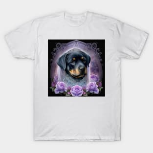 Gothic Rottweiler Puppy T-Shirt